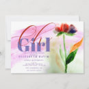 Search for burgundy and pink baby shower invitations Baby girl