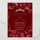 Search for elegant red quinceanera invitations Tiara