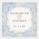 Search for ivory wedding stickers Dusty blue