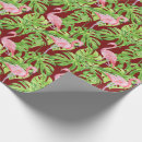 Search for pink flamingo wrapping paper Leaves