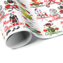 Search for sports christmas wrapping paper Lacrosse