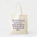 Search for quote tote bags Music