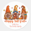 Search for happy gnome stickers Thanksgiving