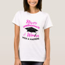 Search for masters degree tshirts College graduate