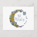Search for yellow watercolor flowers postcards Pretty