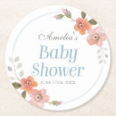 Search for florals coasters Spring baby shower