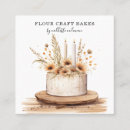 Search for cake decorating business cards Watercolor