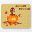 Search for gobble mousepads Thanksgiving turkey
