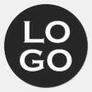 Search for business logo stickers Black