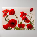 Search for red poppies posters Poppy