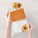 Search for sunflower bouquet wedding invitations Flowers