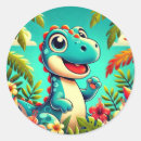 Search for cartoon dinosaur stickers Cute