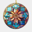 Search for stained glass christmas tree decorations Nativity