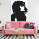 Search for punk canvas prints Black and white
