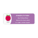 Search for raspberry return address labels Cute