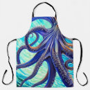 Search for blue octopus aprons Sea