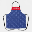Search for nautical chef aprons Red
