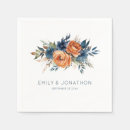 Search for navy and orange napkins Modern