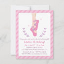 Search for ballerina shoes birthday invitations Elegant