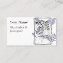 Search for leopard business cards Wildlife