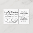 Search for program business cards Salon