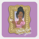 Search for black girl stickers Purple