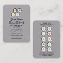 Search for sushi business cards Chopsticks