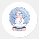 Search for snowglobe stickers Snowman