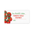 Search for kitchen return address labels Red