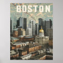 Search for massachusetts map posters City