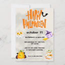 Search for happy halloween invitations Cute