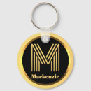 Search for letter m monogram key rings Gold