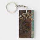 Search for damask pattern key rings Turquoise