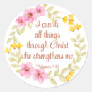 Search for philippians 4 13 verse stickers Christian