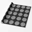 Search for black and white flowers wrapping paper Chic
