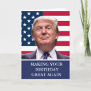 Search for funny donald trump birthday cards Political