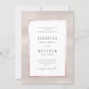 Search for precious invitations Rose gold