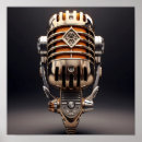 Search for microphone posters Vintage