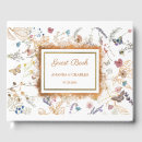 Search for rose gold wedding guest books White