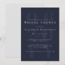 Search for minimalist bridal shower invitations Navy blue