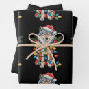 Search for christmas wolf wrapping paper Xmas