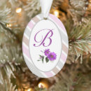 Search for monogrammed oval christmas tree decorations Pretty