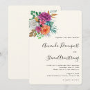 Search for orange with white wedding invitations Botanical