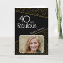 Search for forty and fabulous 40th birthday cards Modern