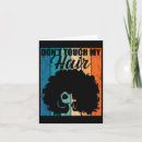 Search for afro hair cards Juneteenth retro