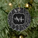 Search for white marble christmas tree decorations Pattern