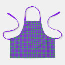 Search for plaid pattern aprons Purple