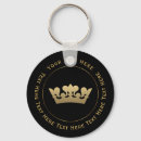 Search for gold crown key rings Queen