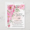 Search for hot pink flower wedding invitations Whimsical playful adorable