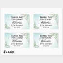 Search for thank you for coming wedding stickers Watercolor